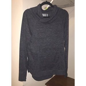 Cozy Athleta Sweater with layered collar detail